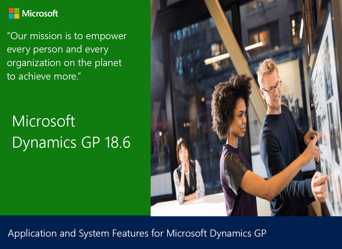 Dynamics GP 18.5 Features pdf