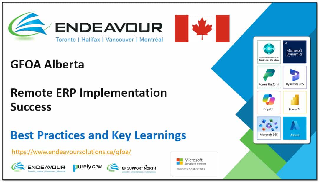 2025 - Presentation Title GFOA implementing an ERP using Remote Teams